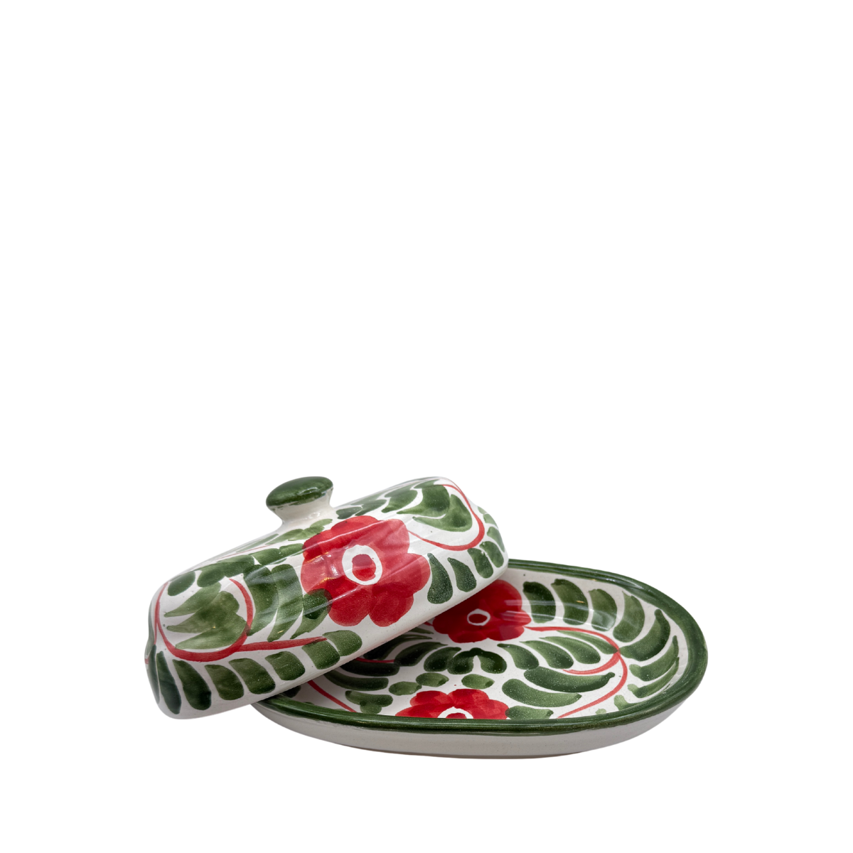 Dos Flores Holiday Butter Dish