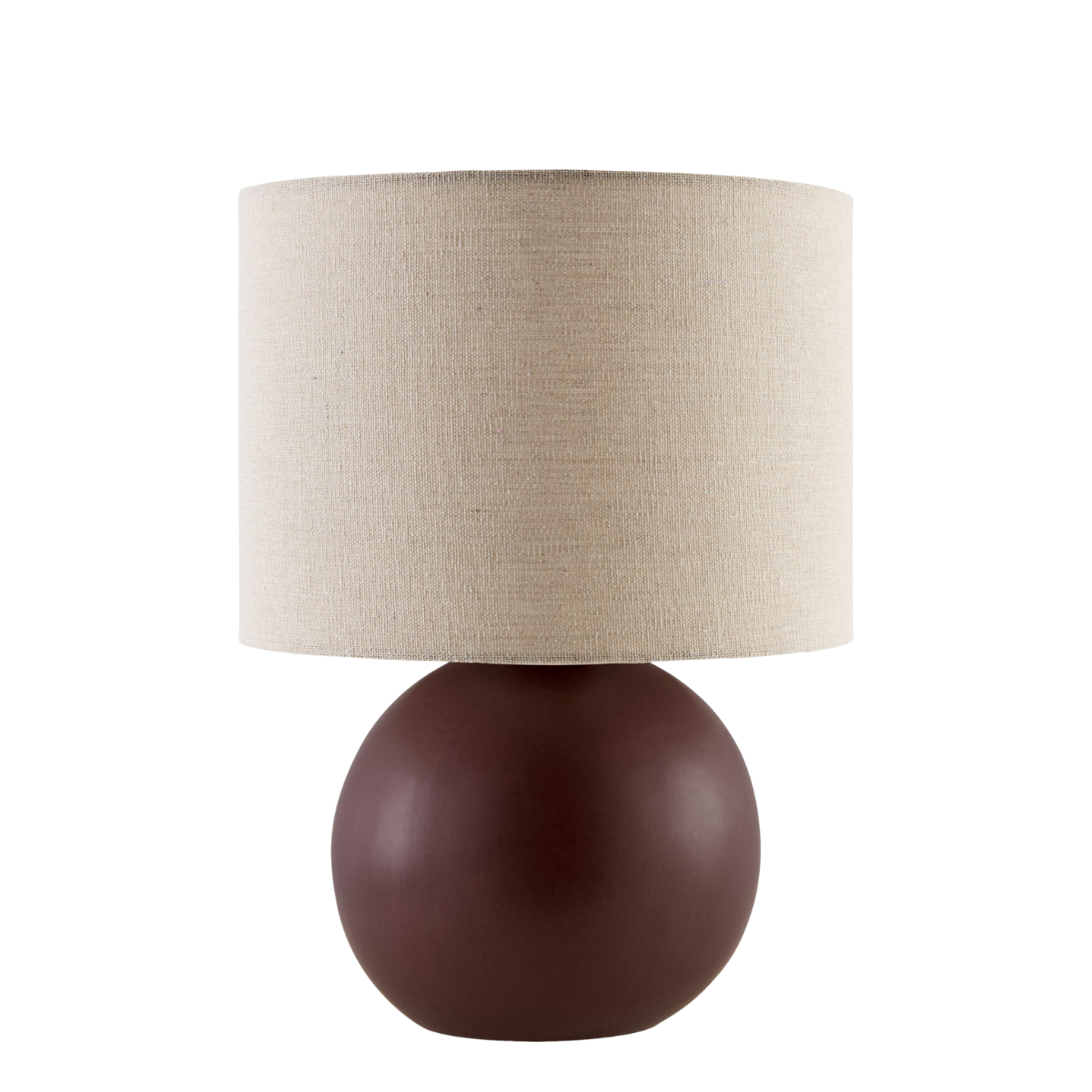 Backland Tiny Table Lamp, Dark Brown