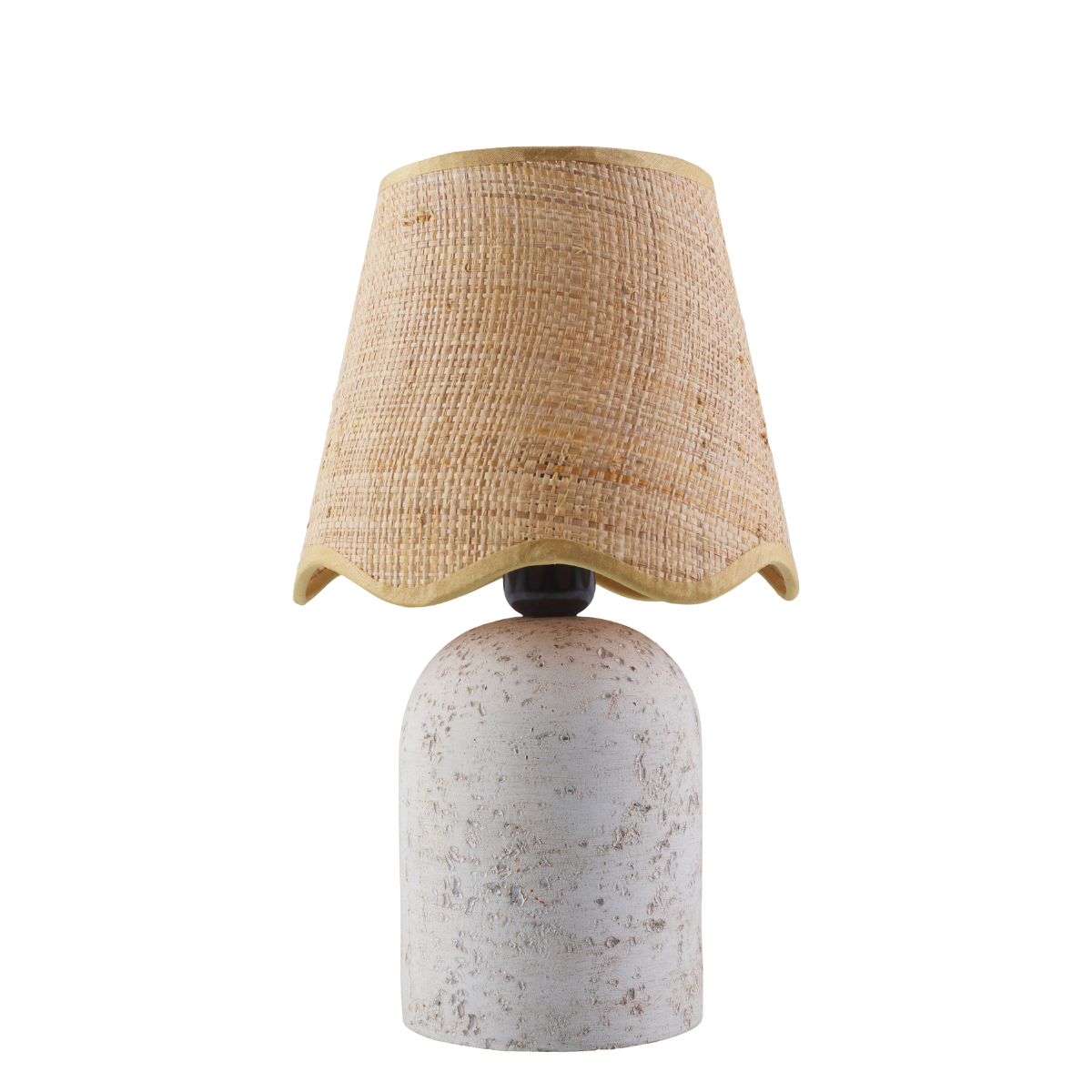 Lastra Tiny Table Lamp, Weathered White