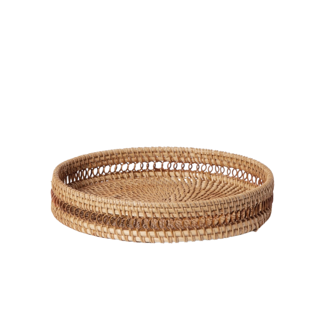 Diana Rattan Tray, Small