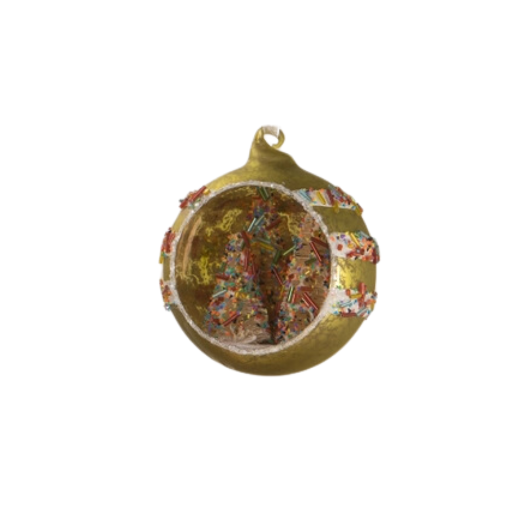 Sprinkles Diorama Ornament, Green