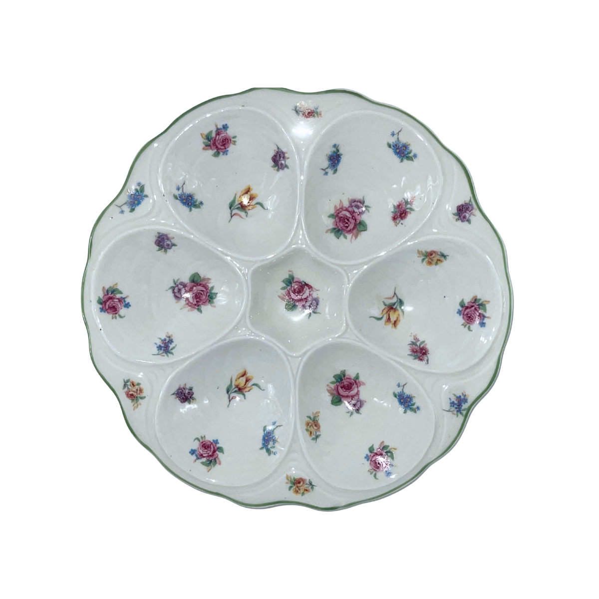 Vintage French Oyster Plate