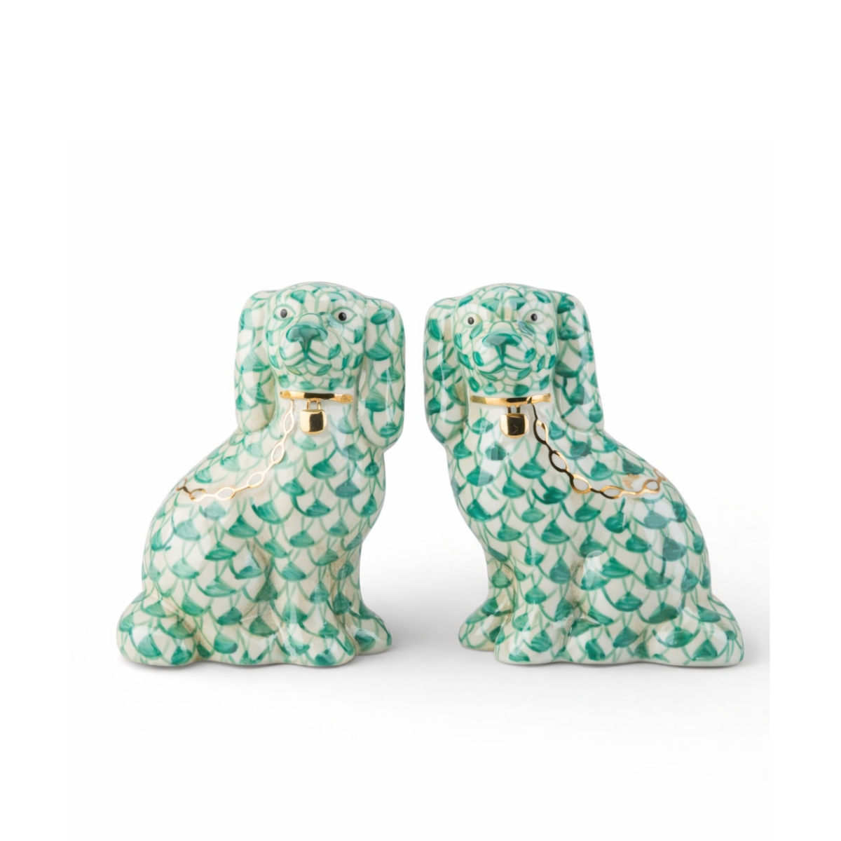 Claude Fishscale Spaniels, Teal