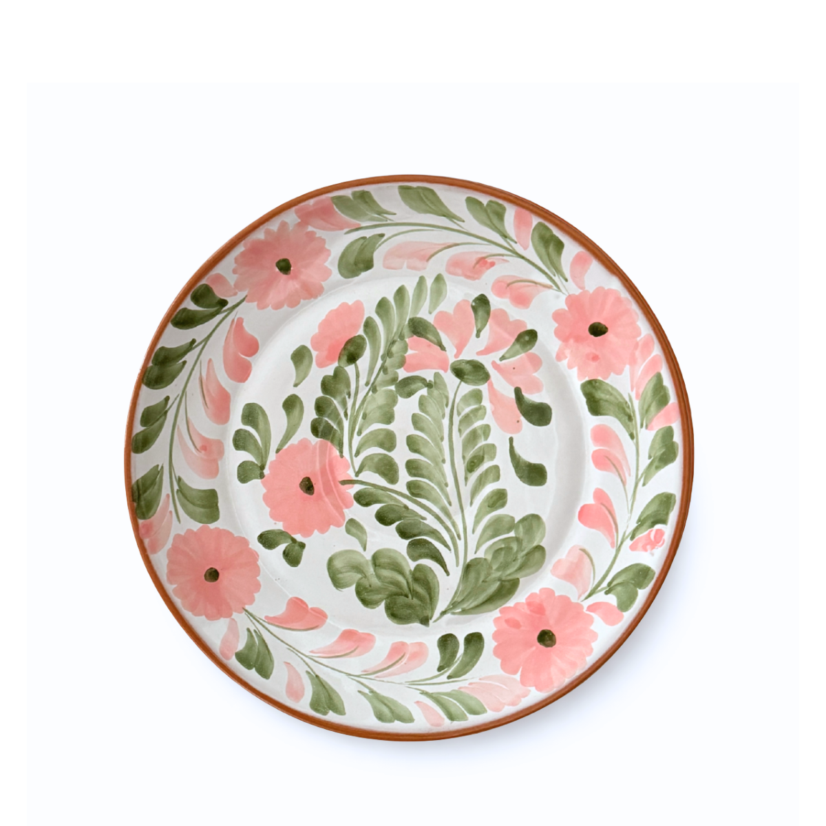 Primavera Dinner Plate, Pink & Green
