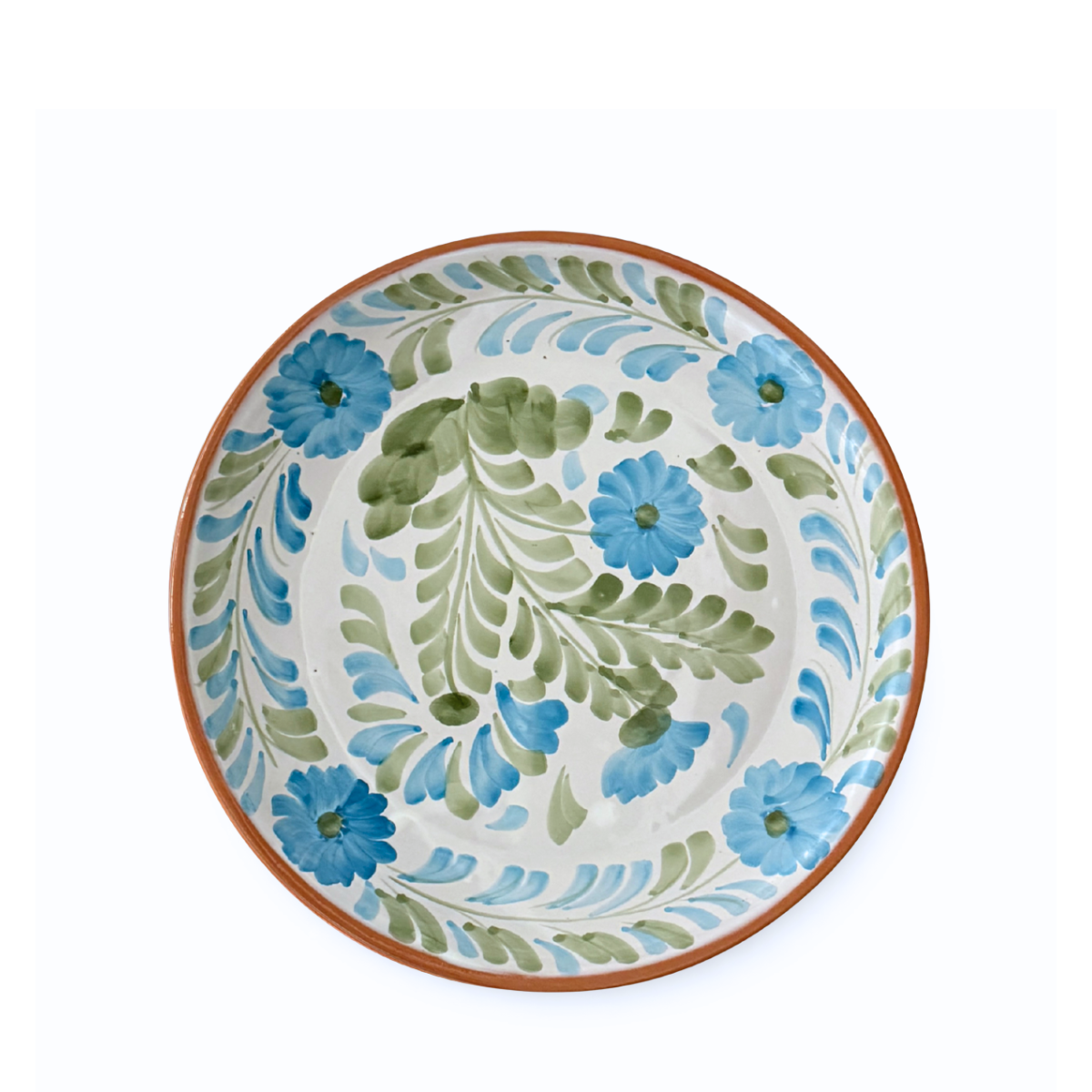 Primavera Dinner Plate, Blue & Green