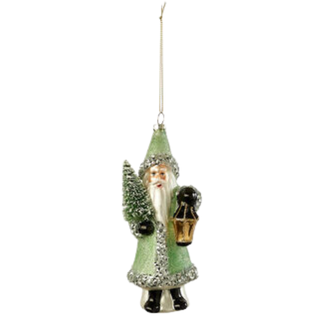 Belsnickle Santa Ornament, Mint