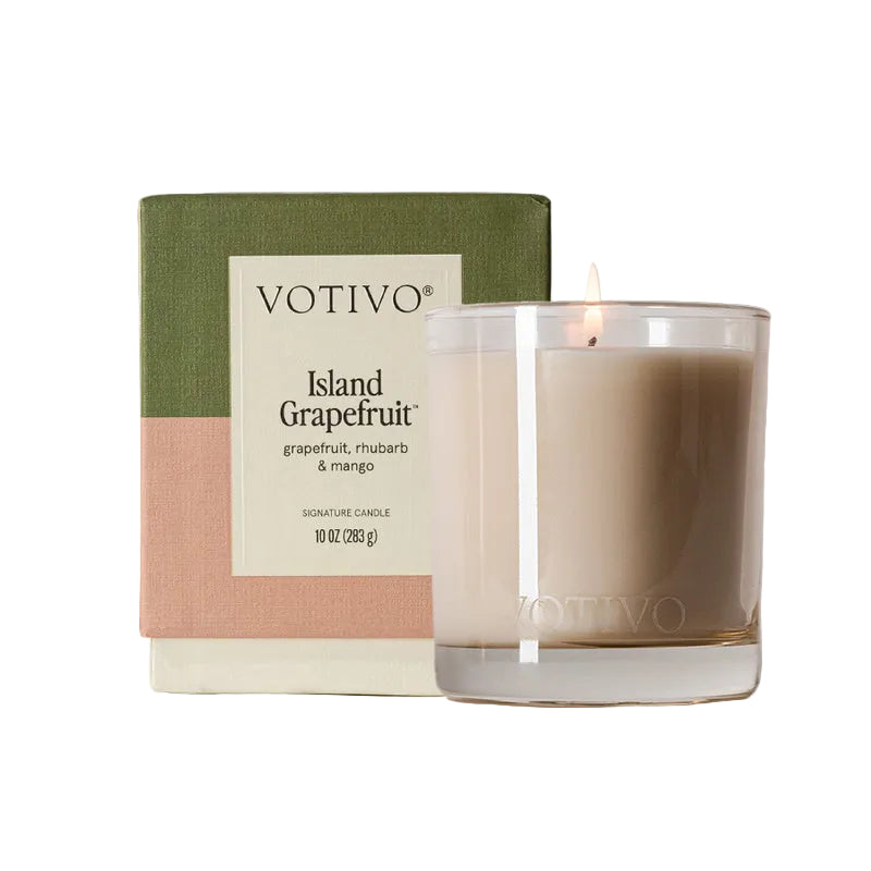 Votivo Island Grapefruit 10 oz. Signature Candle