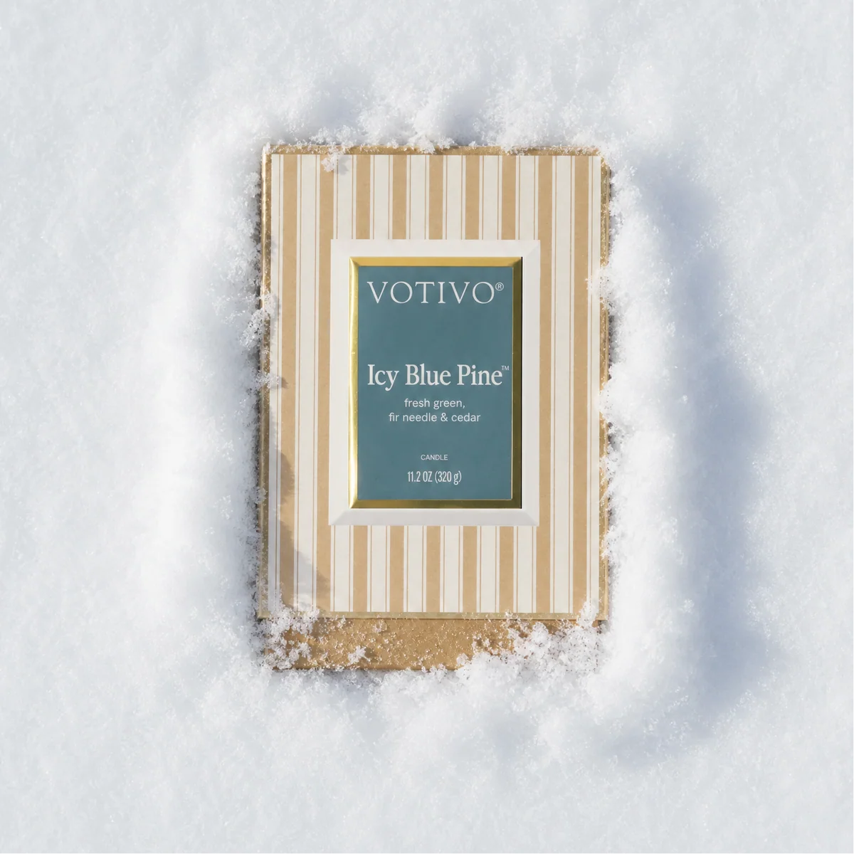 Votivo Icy Blue Holiday Candle