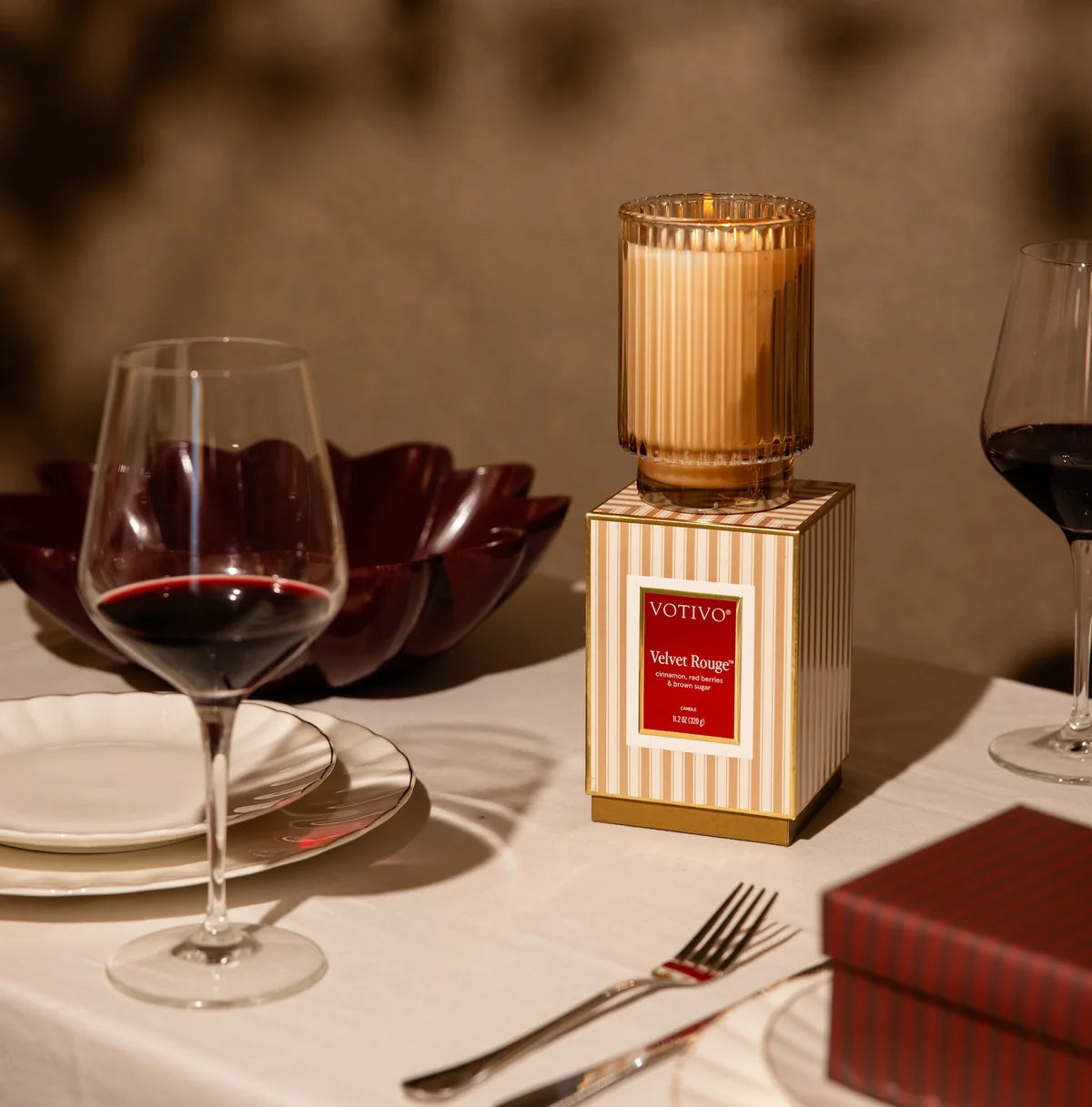 Votivo Velvet Rouge Holiday Candle