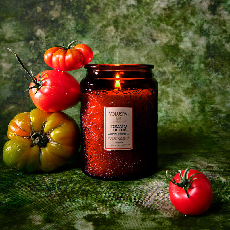 Voluspa Tomato Trellis Large Jar Candle