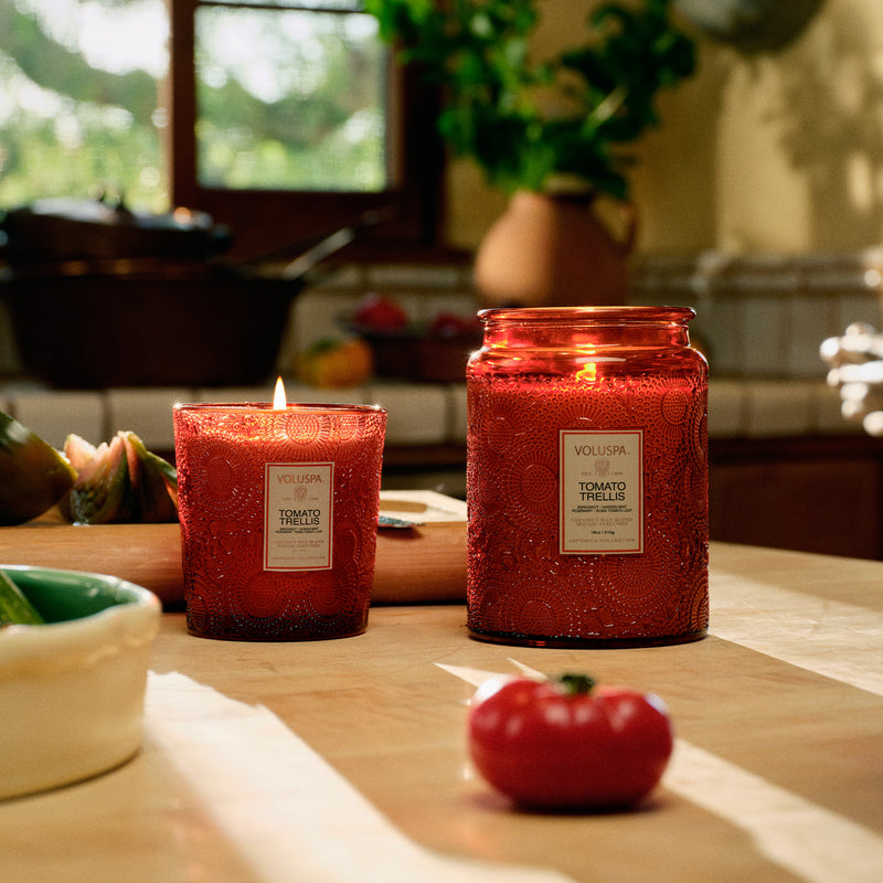 Voluspa Tomato Trellis Large Jar Candle