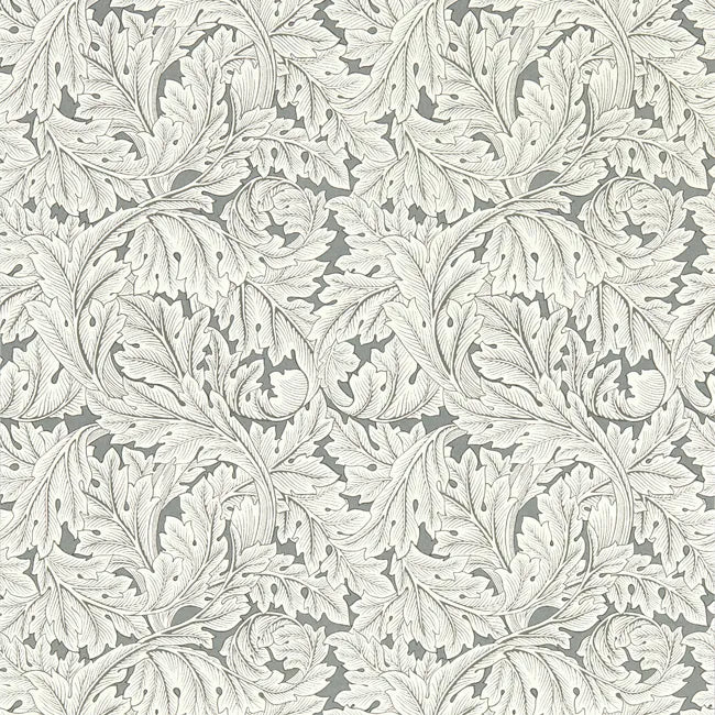 William Morris Acanthus Wallpaper, Slate