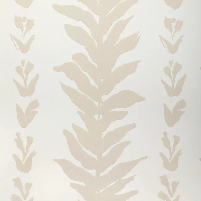 Climbing Leaves Wallpaper, Linen