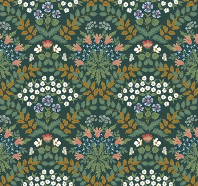 Rifle Paper Co. Bramble Wallpaper, Emerald