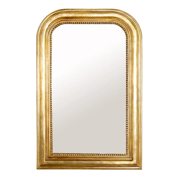 Worlds Away Waverly Mirror, Gold Leaf