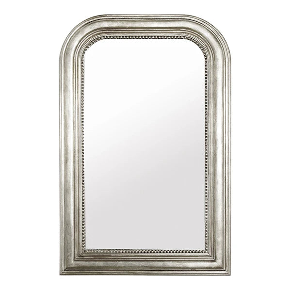 Worlds Away Waverly Mirror, Silver Leaf