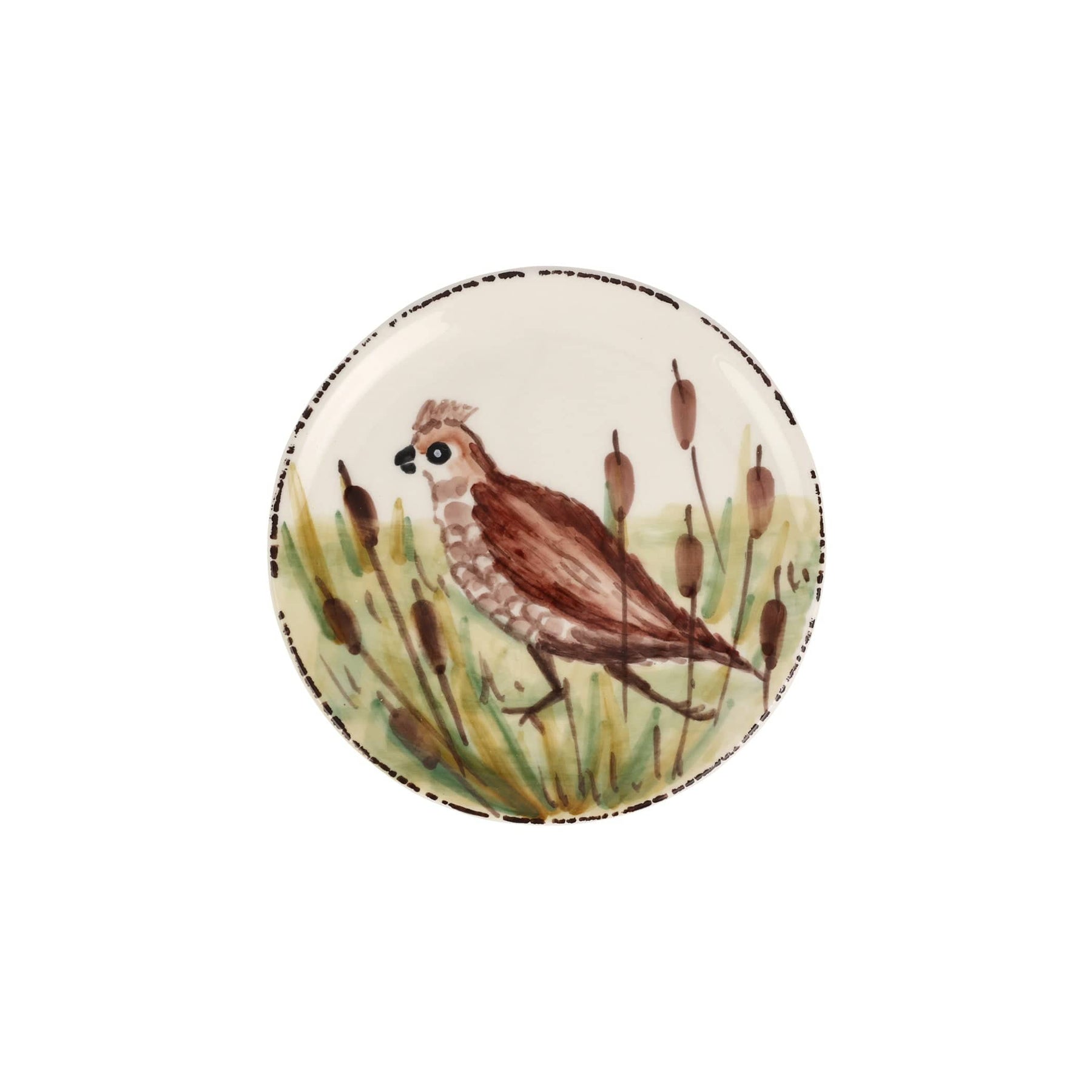 Vietri Wildlife Quail Canape Plate