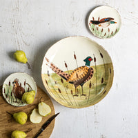 Vietri Wildlife Pheasant Shallow Bowl