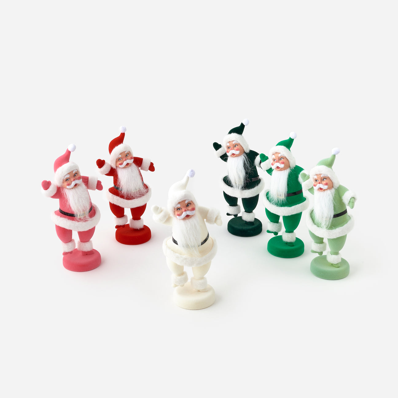 Jolly Ole Dancing Santa, Emerald Green