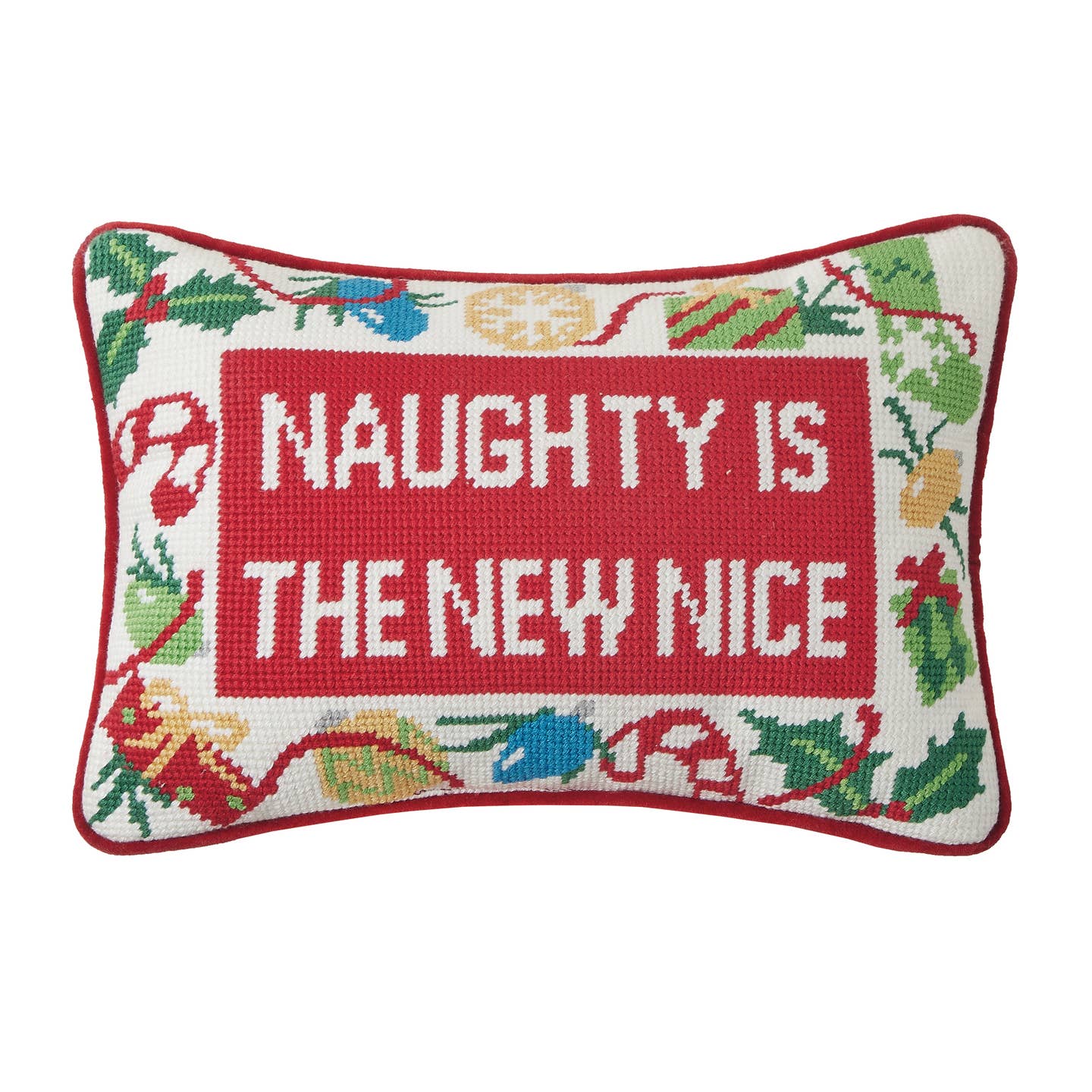New Nice Needlepoint Pillow