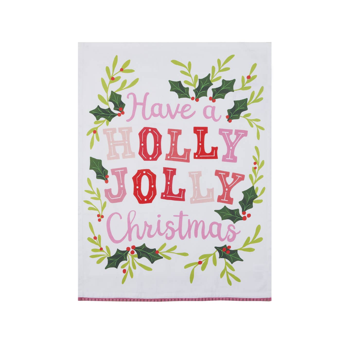 Holly Jolly Tea Towel