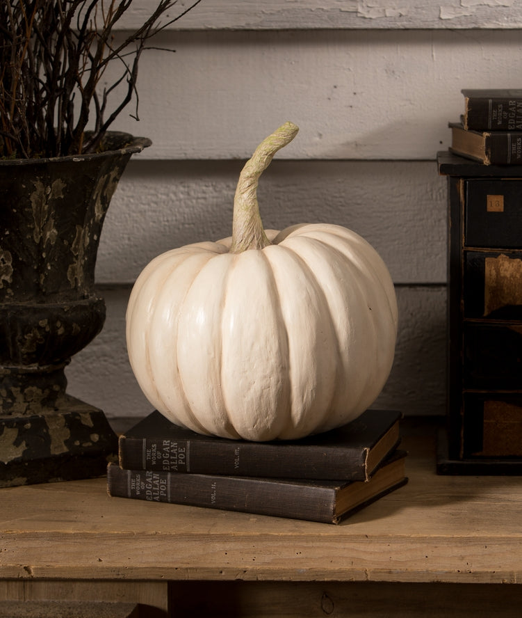 Peek-A-Boo White Pumpkin