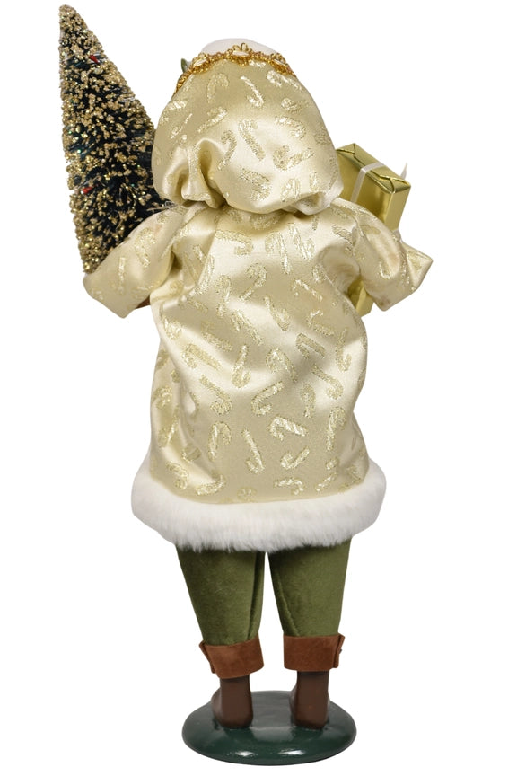 Byers Choice Gold Sparkle Santa