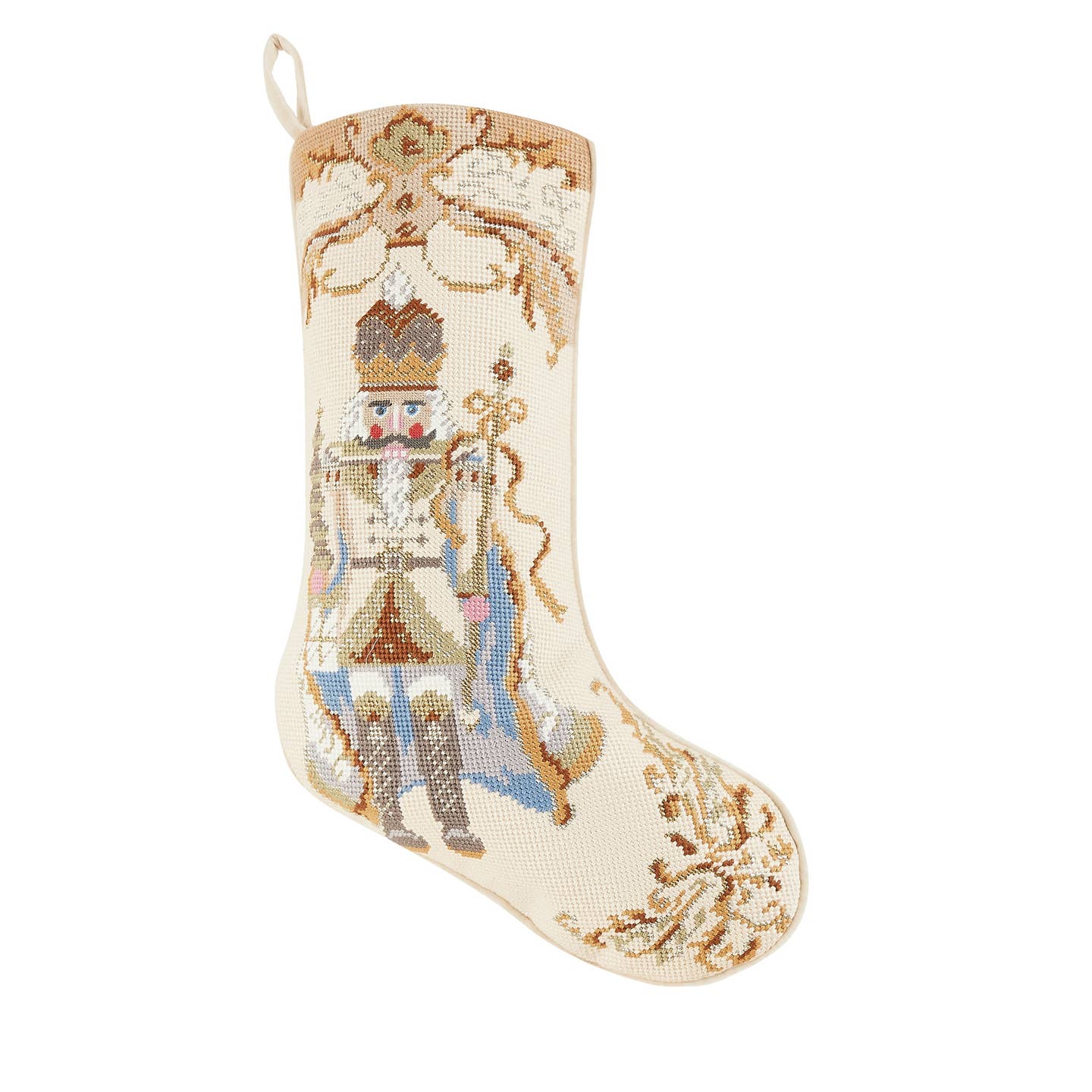 Nutcracker Needlepoint Stocking