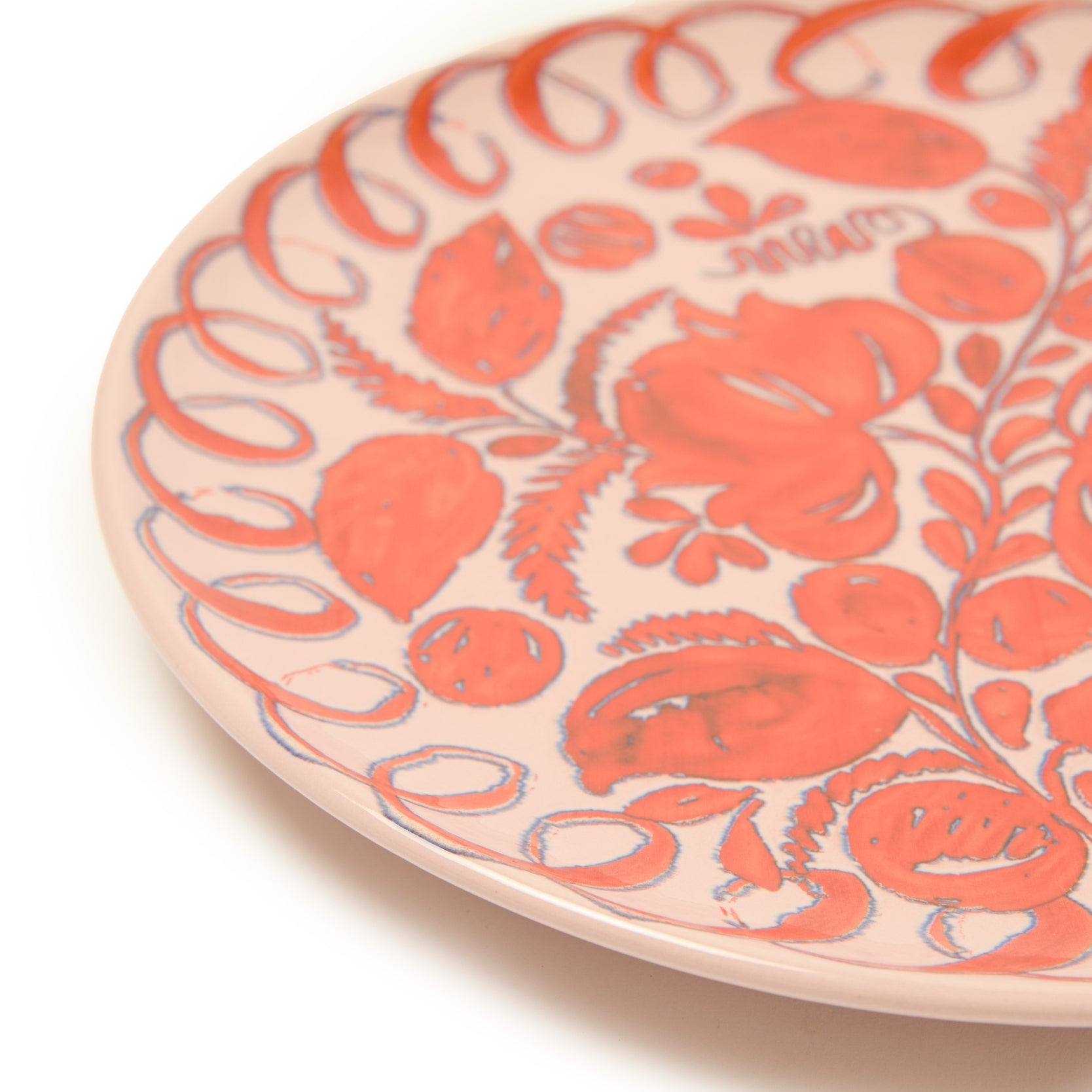 Amalfi Dinner Plate, Pink