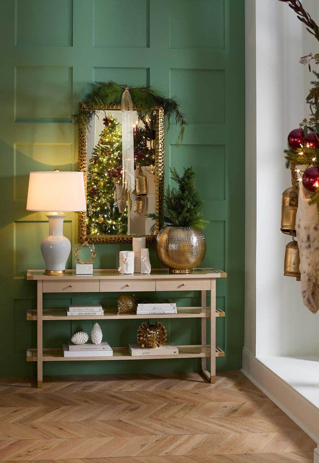 Acacia Table Lamp, Coconut