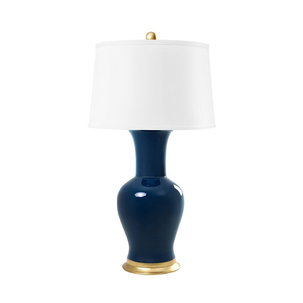 Acacia Table Lamp, Navy Blue