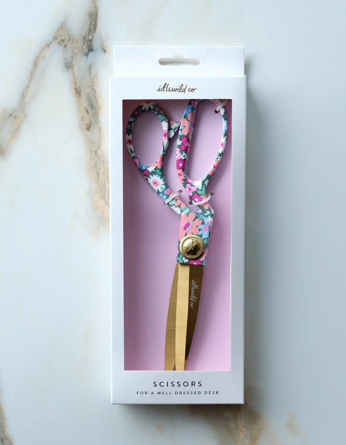 Designer Scissors, Ditsy Flower