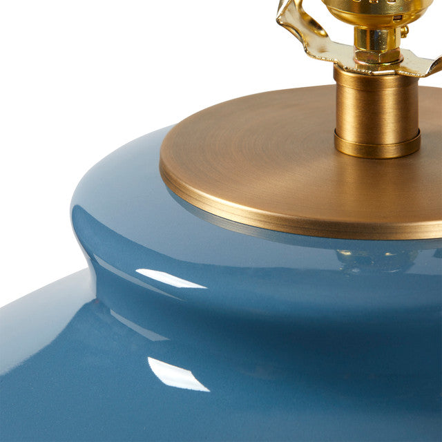 Aksel Table Lamp, Cruise Teal