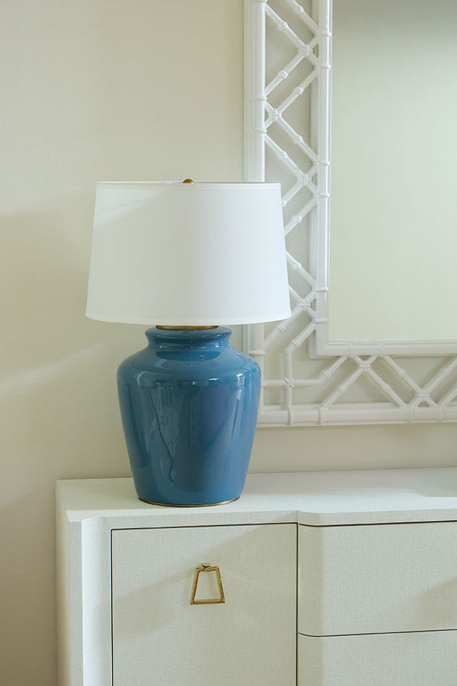 Aksel Table Lamp, Cruise Teal