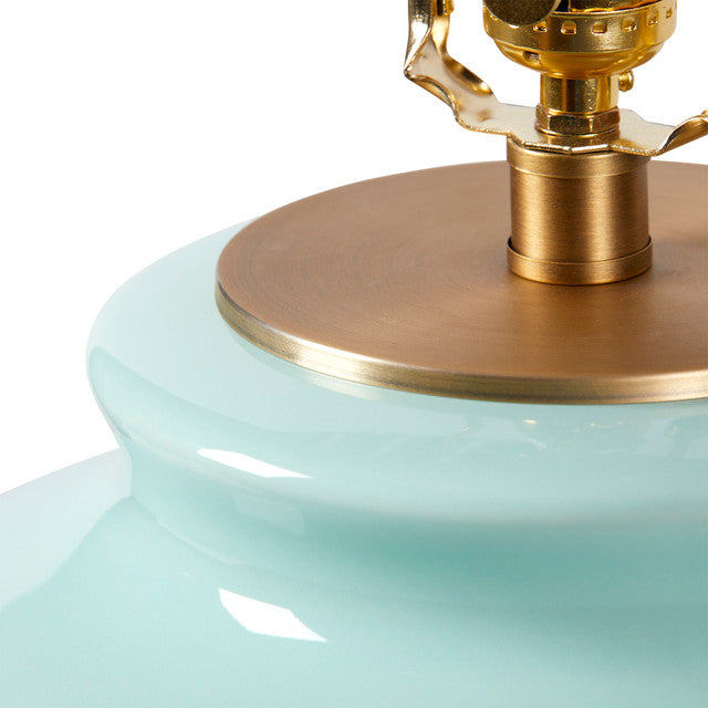 Aksel Table Lamp, Pacific Teal