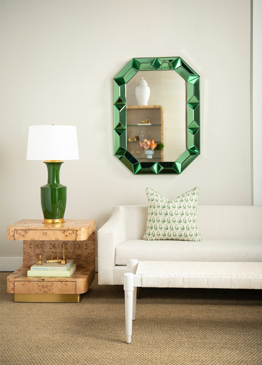 Alia Table Lamp, Dark Green