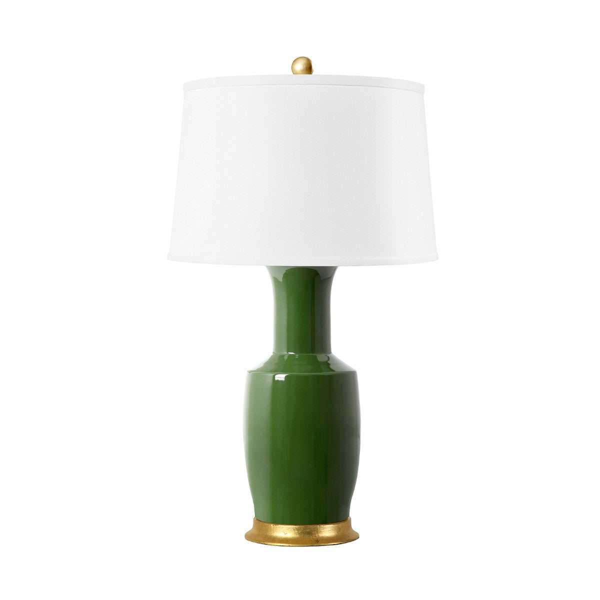 Alia Table Lamp, Dark Green