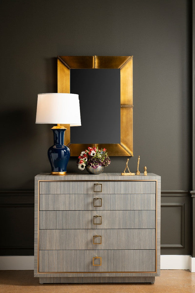 Alia Table Lamp, Navy Blue