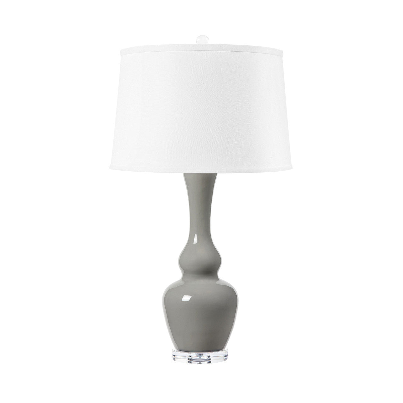 Ansonia Table Lamp, Graphite Glow