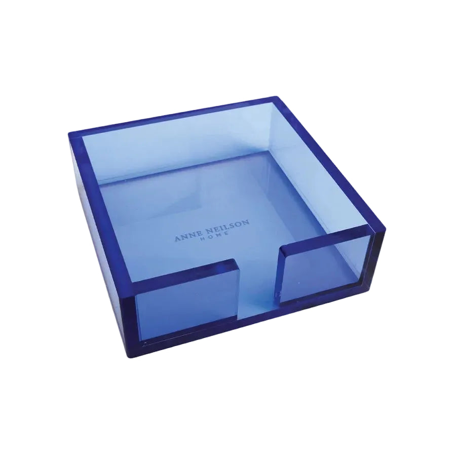 Acrylic Cocktail Napkin Tray, Blue
