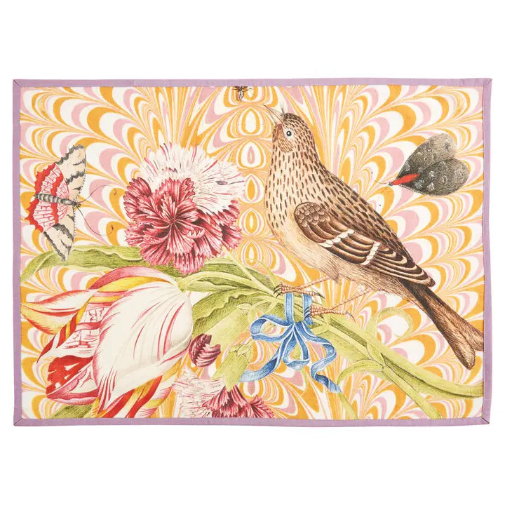 Fauna Marigold Tea Towel