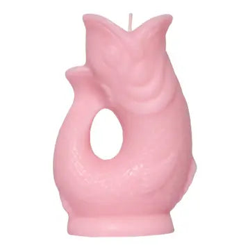 Gluggle Jug Candle, Baby Pink