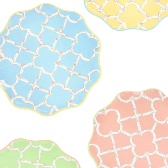 Meri Meri Bamboo Pattern Paper Side Plates