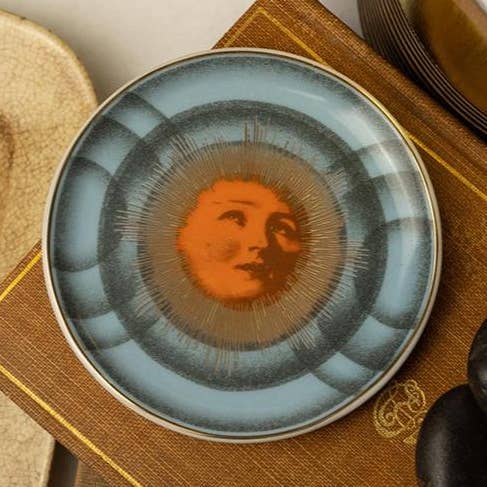 Cosmic Rising Round Ceramic Dish