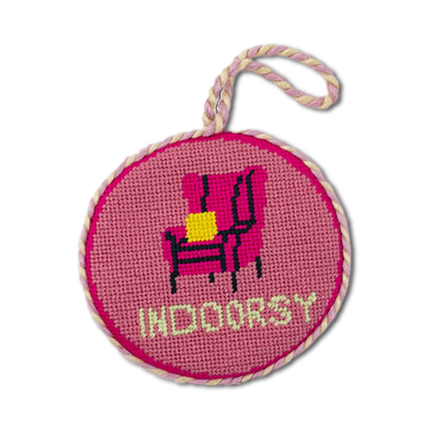 Drama Needlepoint Ornament