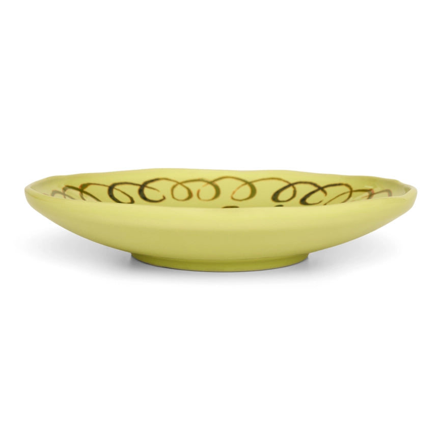 Amalfi Dessert Plate, Lime