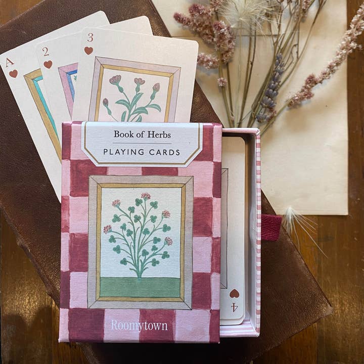 Book of Herbs Playing Card Set