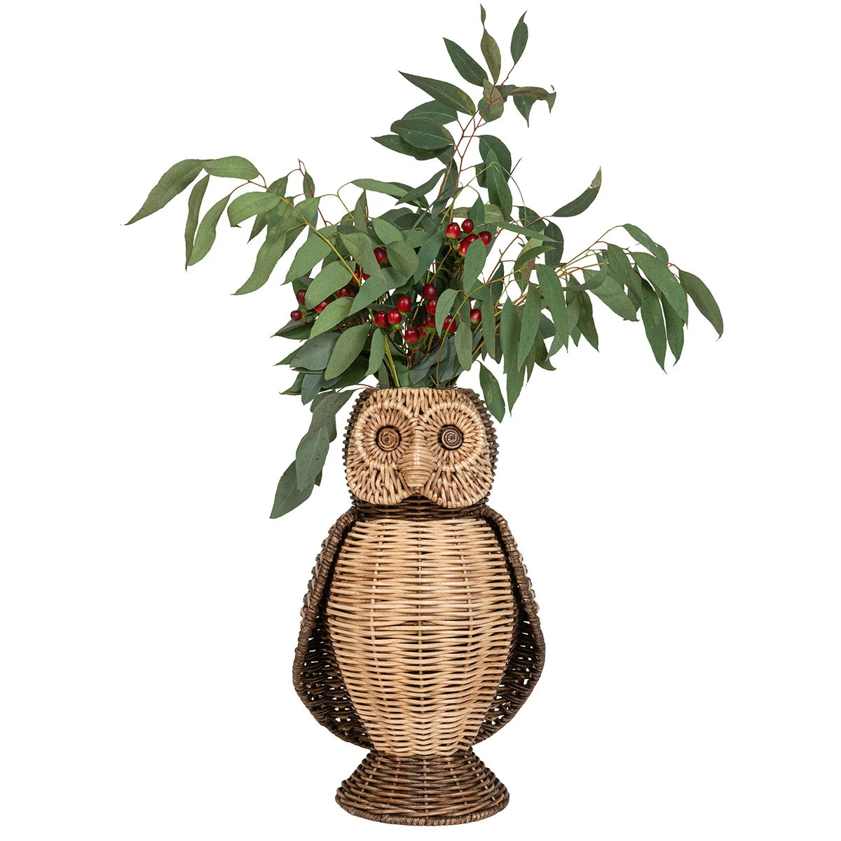 Juliska Devon Willow 15" Owl Vase