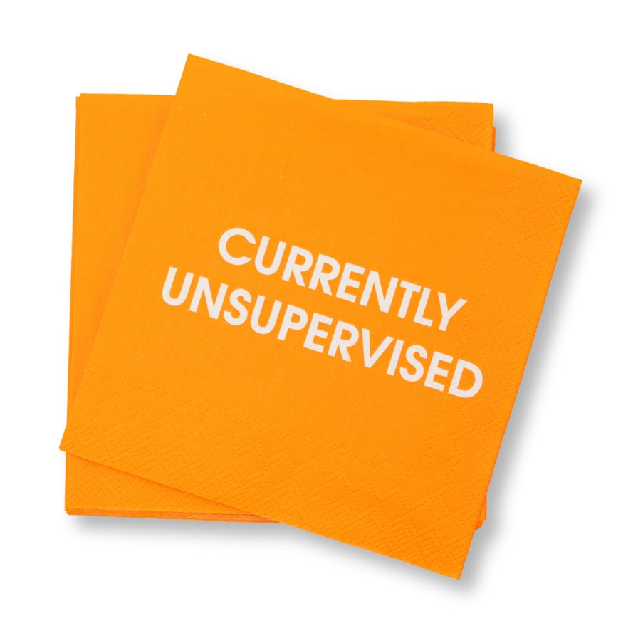 Currently Unsupervised, Cocktail Napkins