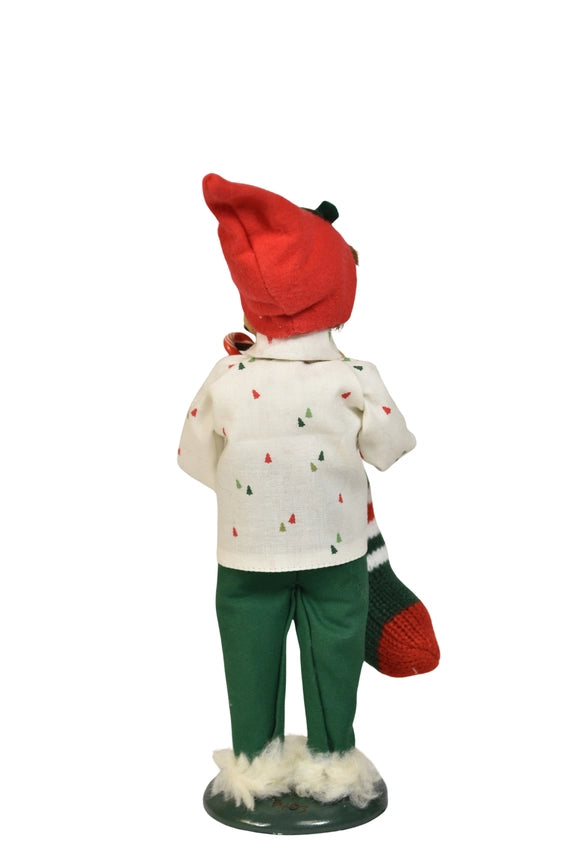 Byers Choice Stocking Family Boy
